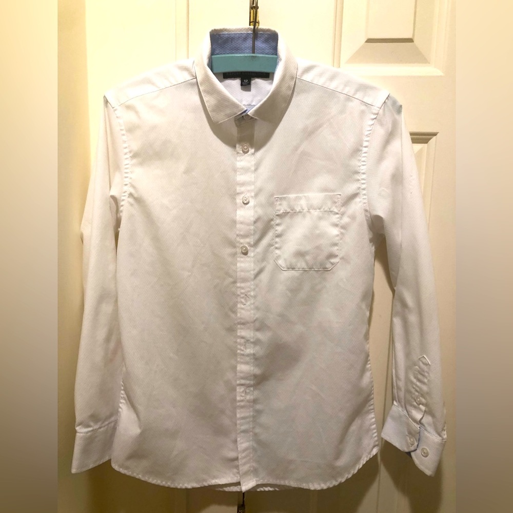 Boys white dress shirt